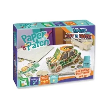 Set školních potřeb Zestaw decoupage Paper Patch - Skarbonka drewniana