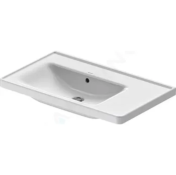 Umyvadlo Duravit D-Neo Nábytkové umyvadlo 80x48 cm, bez otvoru pro baterii, bílá, 2369800060