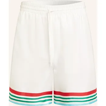 Pánské kraťasy Casablanca Pánské Šortky Z Hedvábí, bílá / tmavě červená /...