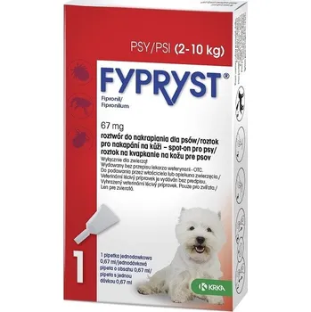 Antiparazitikum pro psa Fypryst antip.spot on a.u.v. S (pes 2-10kg)