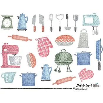 samolepka HuráPapír Samolepky A5 - Delikatesa!