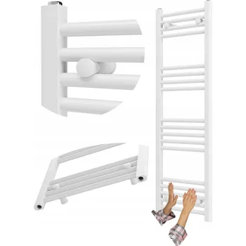 Radiátor Koupelnový radiátor vodní Granitan 409 W 400 x 1200 mm bílý