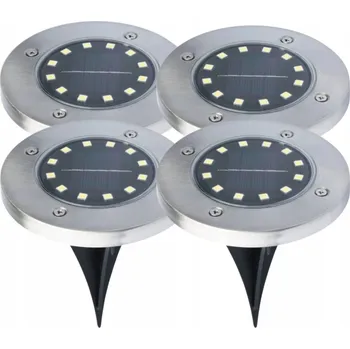 Venkovní osvětlení 4x ZAHRADNÍ LED SOLÁRNÍ SVĚTLA ZAPICHOVACÍ DO ZEMĚ