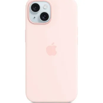 Pouzdro na mobilní telefon iPhone 15 Silicone Case with MagSafe - Light Pink