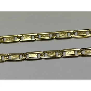 Řetízek Zlatý řetízek plochý "žiletky"