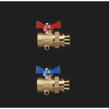 Ventil WIGELL SADA Kulových kohoutů mosazných 1" přímý se šroubením k rozdělovači