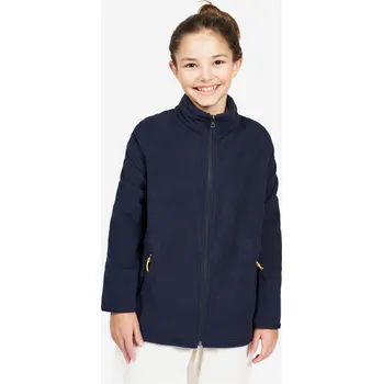 Pánská mikina DECATHLON Dětská fleecová mikina na plavbu Sailing 100 5-6 LET MODRÁ
