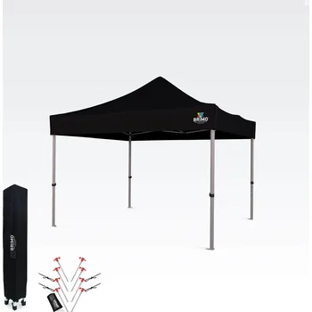 Zahradní stan Zahradní Altán Skládací 3x3m | Prémiová UV/PVC Ochrana | Pevná Konstrukce BRIMO | Rychlé Skládání Bez Nářadí V ceně: 8 kolíků a ochranný návlek + 5 letá záruka!