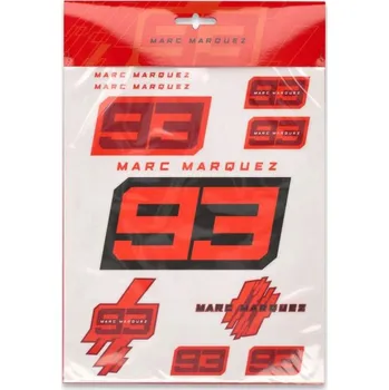 Pánské tričko GP Racing Velké balení samolepek Marc Marquez A4