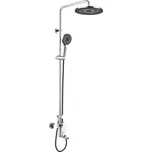 Mereo Dita sprchová souprava nástěnná baterie 150 mm hlavová sprcha s příslušenstvím černá CBE60101SFD