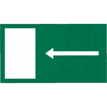 Nouzový východ oboustranný 210x123mm - samolepka