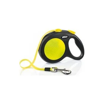 Vodítko pro psa Vodítko FLEXI Neon L 5m/50kg Pásek NEW