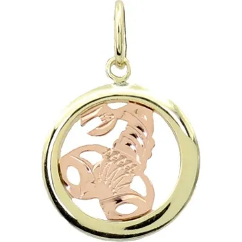 Přívěsek Zlatý přívěsek znamení zvěrokruhu 30.10.018 ŠTÍR-11 (585/1000) 0.65 g