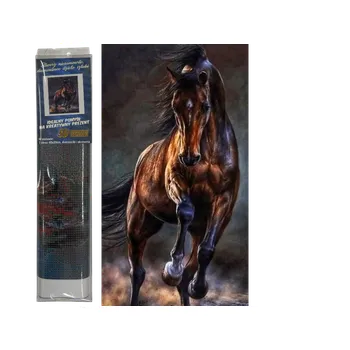 Diamantové malování Diamantové malování Kůň v bouři 30 x 40 cm