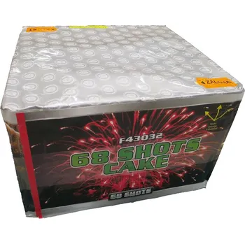 Zábavní pyrotechnika Hornet Czech Kompakt 68 shots cake 68 ran
