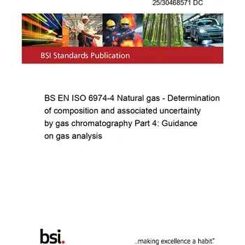 25/30468571 DC BS EN ISO 6974-4 Natural gas - Determination of composition and associated uncertainty by gas chromatography Part 4: Guidance on gas analysis Anglicky Tisk
