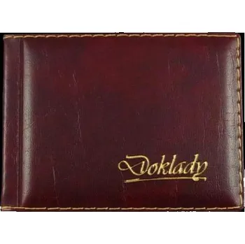 Obal na doklad Pouzdro na doklady INO vínové