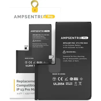 Baterie pro mobilní telefon Ampsentrix PRO baterie 4352 mAh | iPhone 13 Pro Max