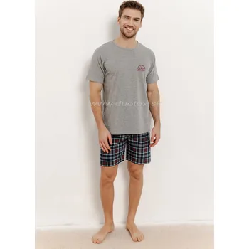 Pánské pyžamo TARO Pánské pyžamo Kyle3395 Barva: ss51-sivá, Velikost: XL