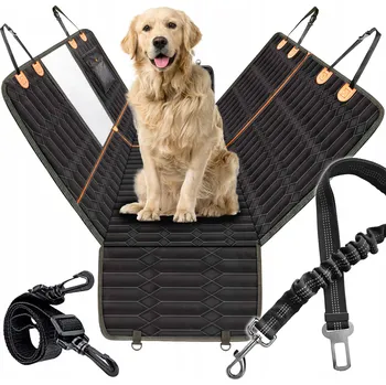 Pelíšek pro psa PODLOŽKA PRO PSA DO AUTA S UZÁVĚREM PRO SPOLUJEZDCE, POTAH NA SEDADLO