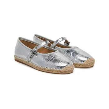 Dámské baleríny Espadrilky MICHAEL Michael Kors Lynn 40S5LYFP2M Stříbrná 41