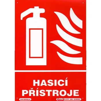 Hasící přístroje 210x297mm - samolepka