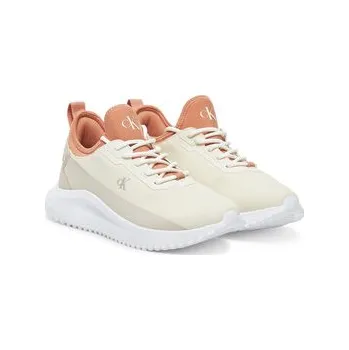 Dámské tenisky Sneakersy Calvin Klein Jeans Eva Runner Low Lace Mix In YW0YW01759 Écru 39
