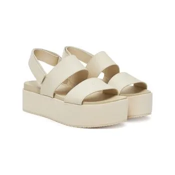 Dámské sandále Sandály Calvin Klein Jeans Flatform Sandal Sling In YW0YW01788 Écru 41