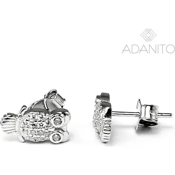 Náušnice Stříbrné náušnice sova