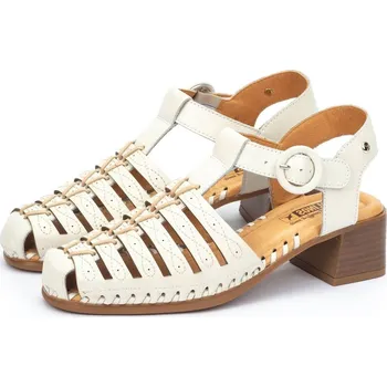 Dámské sandále Dámské kožené sandály W9G-1577 Pikolinos bílá Barva: nata, Velikost: 39