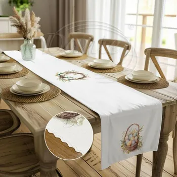 Bytový textil Dante Napron Velikonoční věneček - vajíčka 70x70