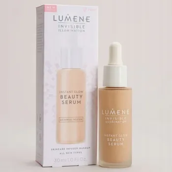 Pleťové sérum LUMENE Invisible Illumination Instant Glow Beauty Serum rozjasňující pleťové sérum Universal Medium 30 ml