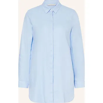 Dámská halenka Lilienfels Dámská Lněná Košilová Halenka, tmavě modrá, 38