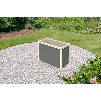 Vyvýšený záhon Karibu Holztechnik Karibu Hochbeet 191 133 x 69 x 82 cm šedý