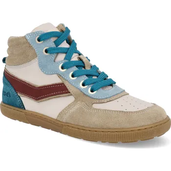 Barefoot kotníkové boty Koel - Danish Nappa beige béžové Velikost: 35