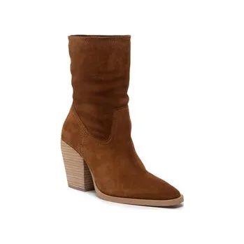 Dámské kozačky Polokozačky Simple SL-54-02-000057 Hnědá 36