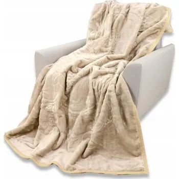 deka Luxusní akrylová deka - vzor 51 - světle béžová - tištěný vzor