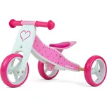 Dětské multifunkční odrážedlo kolo 2v1 Milly Mally JAKE Hearts