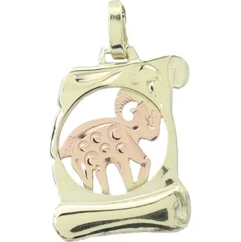 Přívěsek Zlatý přívěsek pergamen znamení zvěrokruhu 30.10.005 BERAN-4 (585/1000) 0.9 g