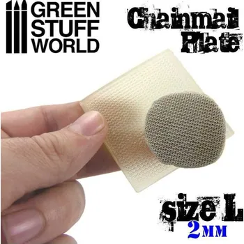 Plastikový model Texture Plate Chainmail – texturovací destička osníř, velikost L