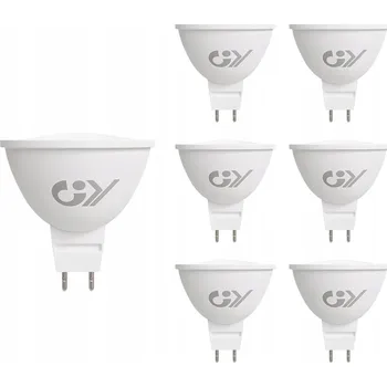 Žárovka LED Energeticky Úsporné Žárovky MR16 GU5.3 4,5W = 40W 663lm 3000K 6 Ks.