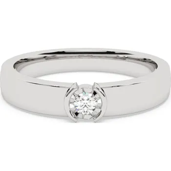 Prsten Zásnubní prsten z bílého zlata s diamantem FR2293208W