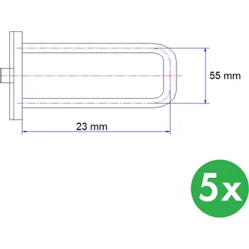 Dílenský regál U držák - oko - držák na nářadí pro EUROPERFO panely