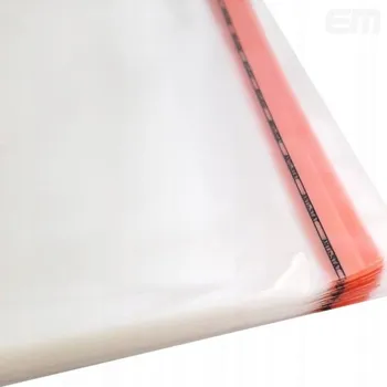Obalový materiál Sáček se samolepící klopou, celofán, 250x350 mm - 100ks
