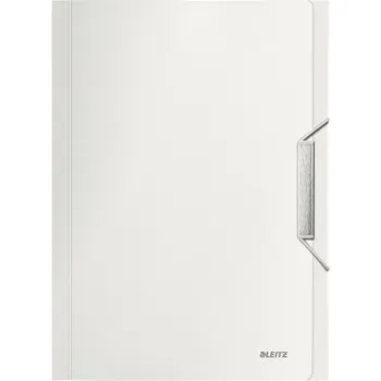 LEITZ Aktovka na dokumenty s přihrádkami STYLE, arktická bílá 39570004