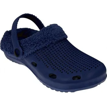 Pánské pantofle Rulyt® Obuv s kožíškem, tmavě modrá Bota velikost: 44