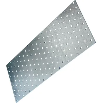 Tesařské kování Mark PP23 / PP34 Destička perforovaná 160x400x2mm tesařská spojka děrovaná pozinkovaná CE