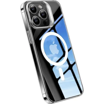 Pouzdro na mobilní telefon Torras Pouzdro na telefon UPRO Lstand Clear-Mag pro iPhone 15 (průhledné)