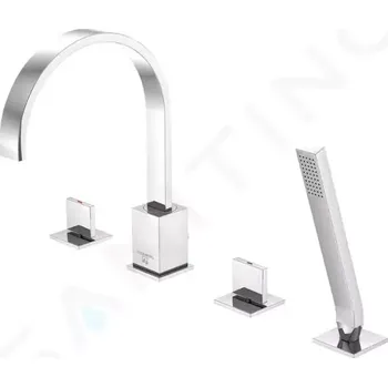 Vodovodní baterie Steinberg 135 Baterie na okraj vany, 4-otvorová instalace, chrom, 135 2402