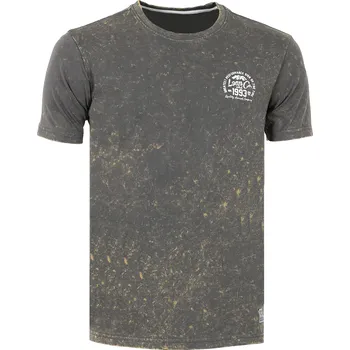 Pánské tričko Pánské tričko s krátkým rukávem LOAP BRAXTEN CLM1714 ŠEDÁ S